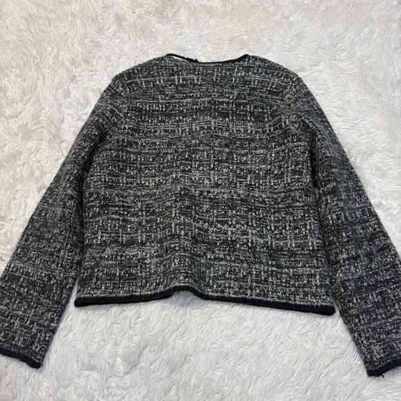 Abercrombie Black & White Tweed Jacket - Picture 4 of 5